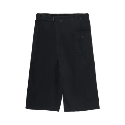 C/Ny Sulfur Dyeing Stone Wash Bio Wrap Skirt Pants