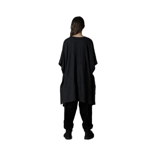Cathc Washer Wrinkle Jersey Side Button Short Sleeved T-Shirt