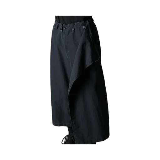 C/Ny Sulfur Dyeing Stone Wash Bio Wrap Skirt Pants