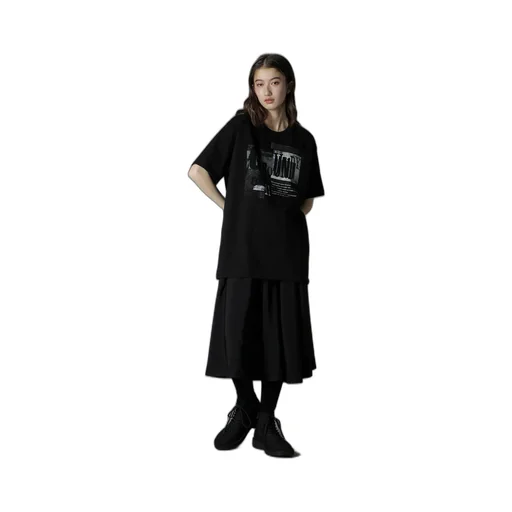 Cotton Jersey Grange Graphic T-Shirt