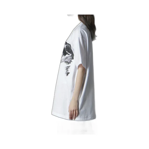 Cotton Jersey Snake Graphic T-Shirt
