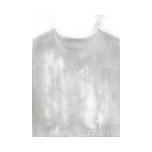 Spider Web Knit Side Button Short Sleeved T-Shirt
