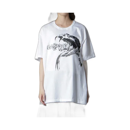 Cotton Jersey Snake Graphic T-Shirt