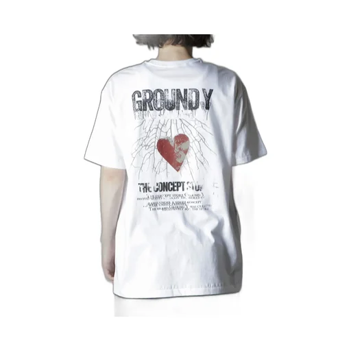 Cotton Jersey Heart Graphic T-Shirt