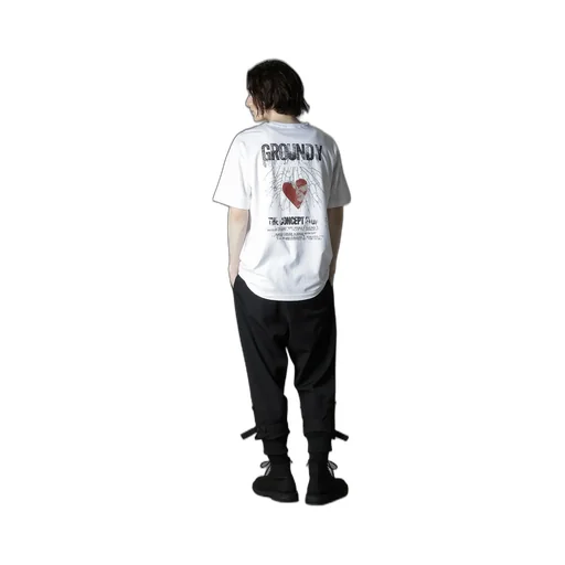Cotton Jersey Heart Graphic T-Shirt