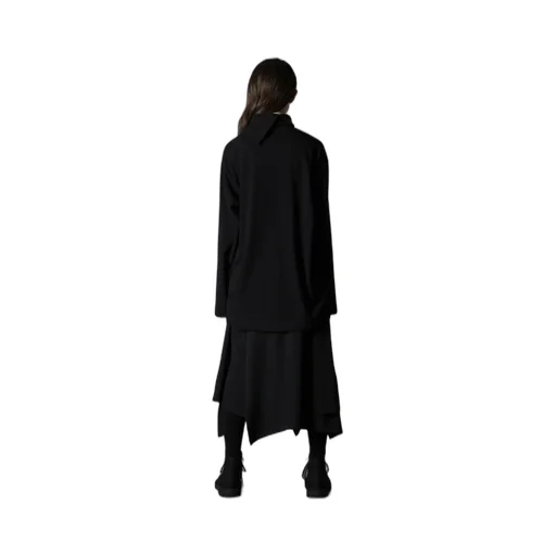 Cotton Jersey Turtleneck Long Sleeved T-Shirt