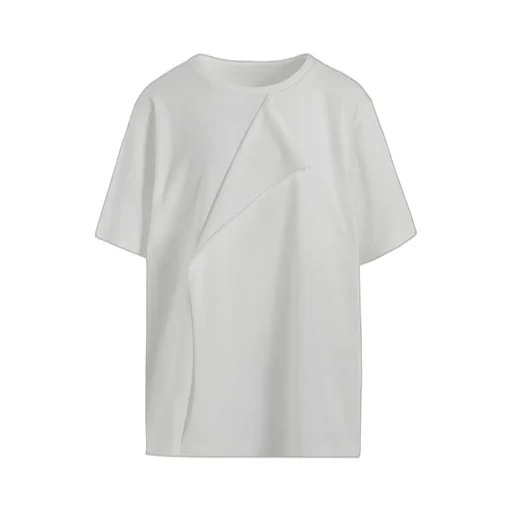 Cotton Jersey Licking Short Sleeved T-Shirt