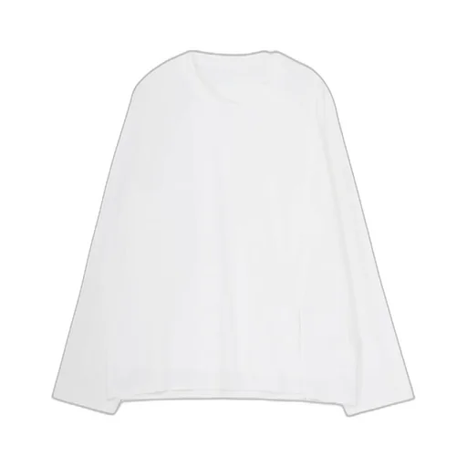 Cotton Jersey Mix Block Long Sleeved T-Shirt