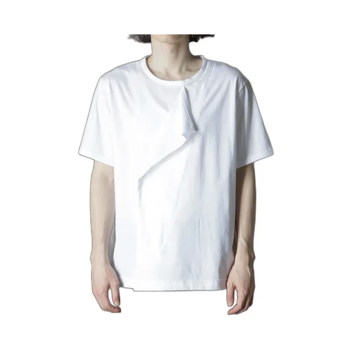 Cotton Jersey Licking Short Sleeved T-Shirt