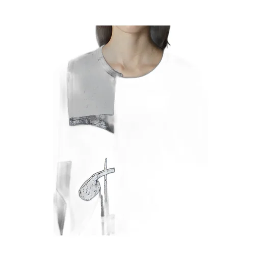 Silkette Jersey Number Pattern Tsujikiri Short Sleeved T-Shirt