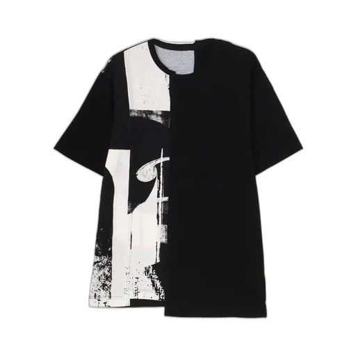 Silkette Jersey Number Pattern Tsujikiri Short Sleeved T-Shirt