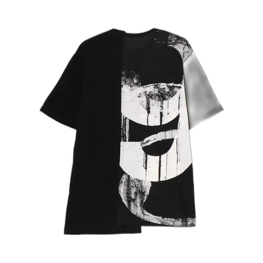Silkette Jersey Number Pattern Tsujikiri Short Sleeved T-Shirt