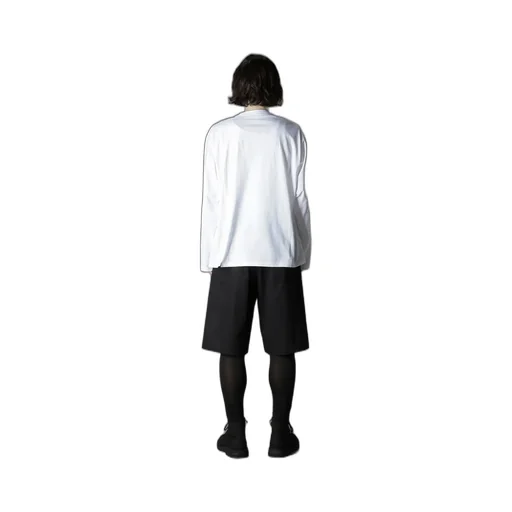 Cotton Jersey Mix Block Long Sleeved T-Shirt