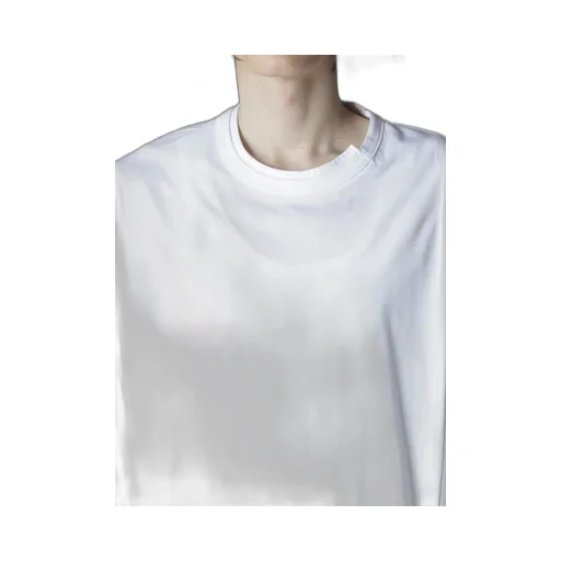 Cotton Jersey Mix Block Long Sleeved T-Shirt