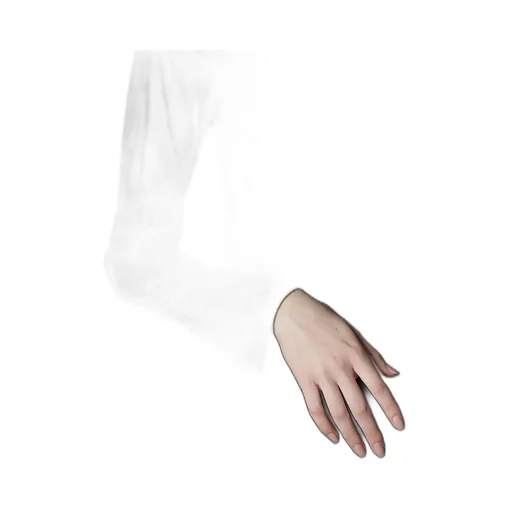Flocky High Neck Tulle