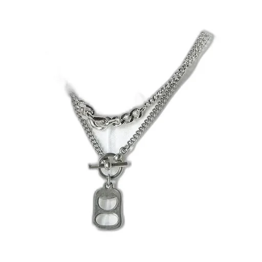 Brass Pull Tab Necklace