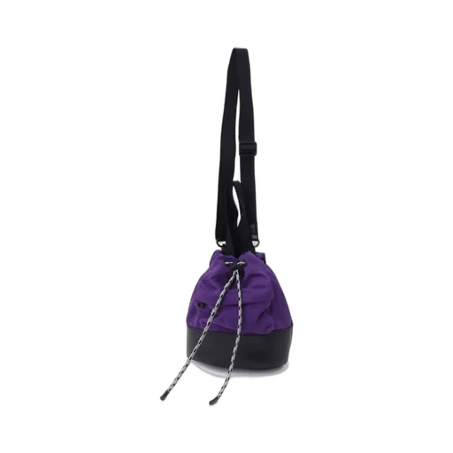 Wrinkled Nylon 2 Way Pouch
