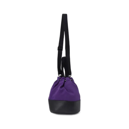 Wrinkled Nylon 2 Way Pouch