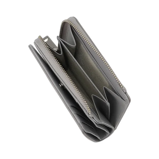 Cow Leather Double Fold Wallet