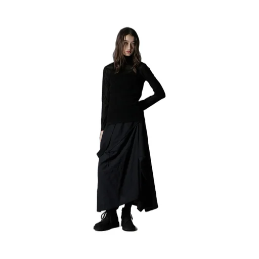 Flocky High Neck Tulle