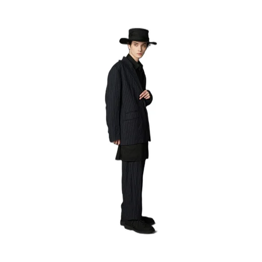 Light Donggoros 2Bs Double-Brimmed Jackets