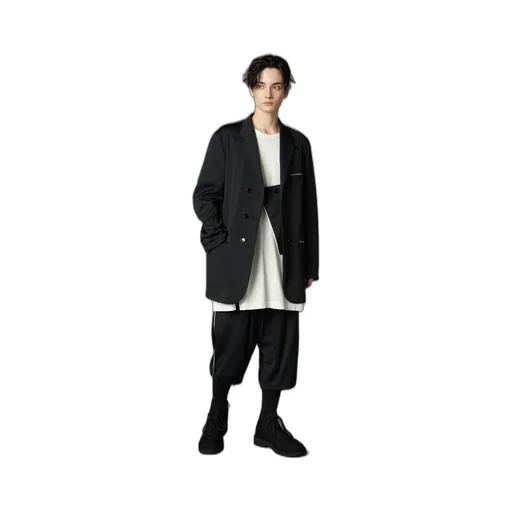 Polyester Smooth Switching Piping Jacket