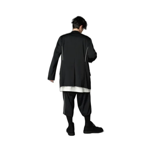 Polyester Smooth Switching Piping Jacket