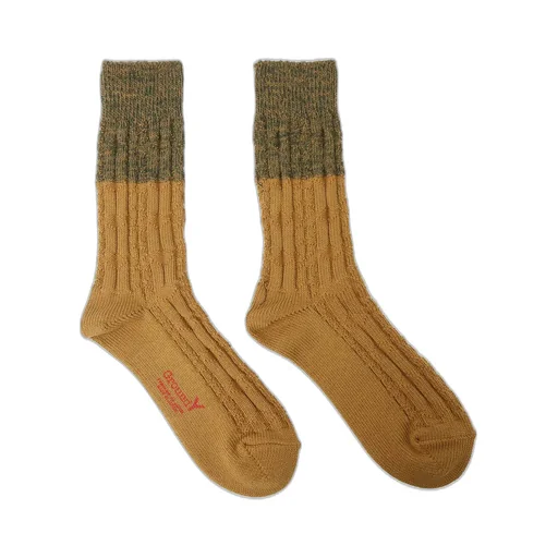 Cotton Acrylic Links Stitch Socks