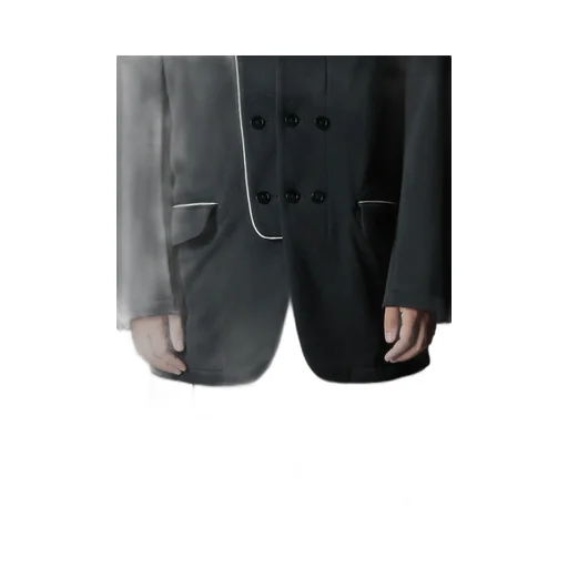 Polyester Smooth Switching Piping Jacket