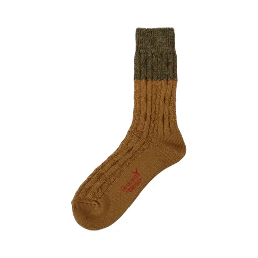 Cotton Acrylic Links Stitch Socks
