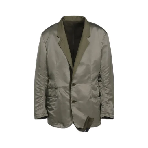 Various Material Combination Jacket Back Extra Material Design