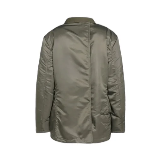 Various Material Combination Jacket Back Extra Material Design