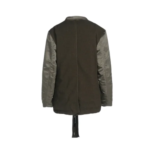 Various Material Combination Jacket Back Extra Material Design