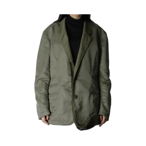 Various Material Combination Jacket Back Extra Material Design