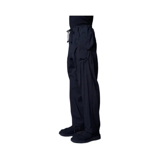 Cotton/Nylon Oxford String Pants With Fulled Wool Gauze Pockets
