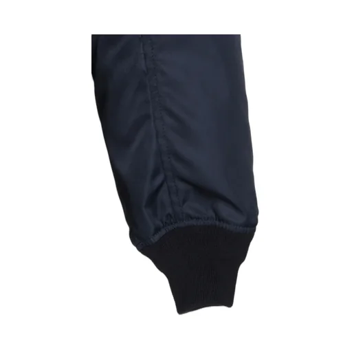 Top Dyed Light Flannel+ Nylon Twill Long Jacket Ma-1 Sleeve