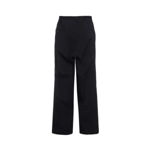 Cotton/Nylon Oxford String Pants With Fulled Wool Gauze Pockets