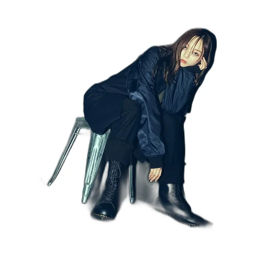 Top Dyed Light Flannel+ Nylon Twill Long Jacket Ma-1 Sleeve