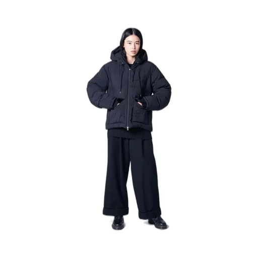 Salt Shrink Typewriter Down Jacket