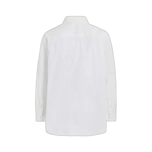 Cotton Broad + Stripe Switching Long Sleeve Shirts