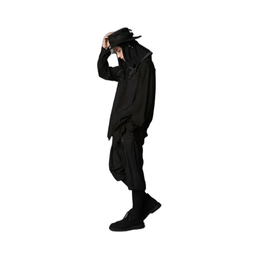 Cubism Patchwork Product Dyed Adjustable Zip Pants