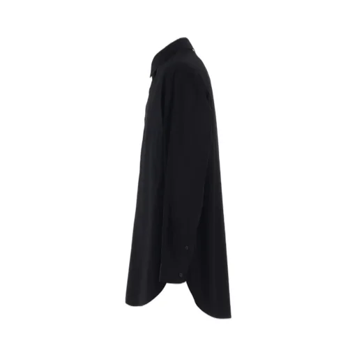 Cotton Broadcloth Collar Cut-Off Shirt