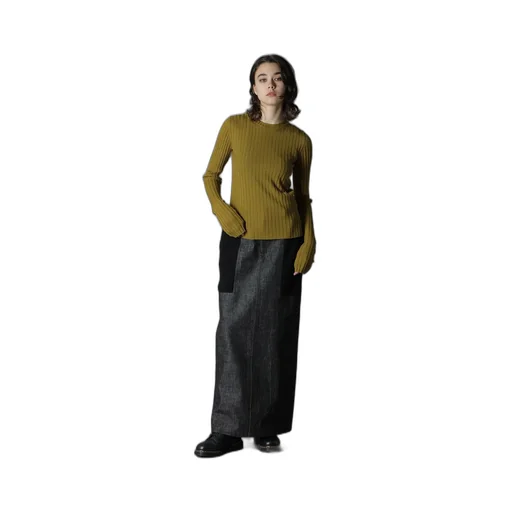 Merino Wool Rib Crew Neck Knitwear