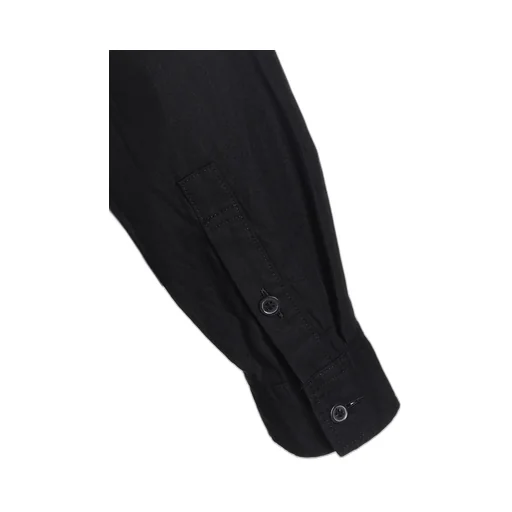 Cotton Broad Shirt With Fulled Wool Gauze Pockets