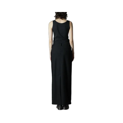 Wool Compressed Boucle Tight Skirts