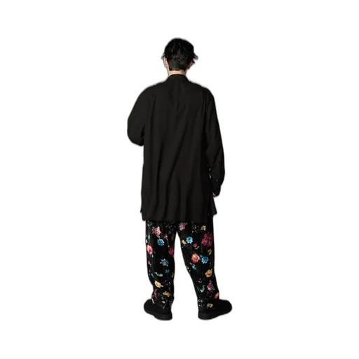 Cellulose Lawn Cheongsam Shirt