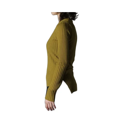 Merino Wool Rib Crew Neck Knitwear