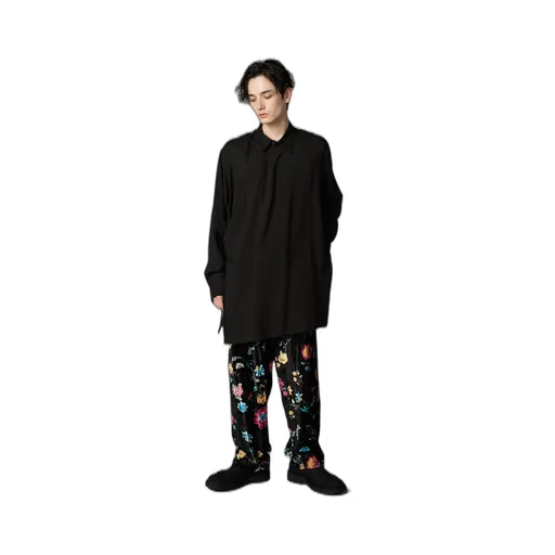 Cellulose Lawn Cheongsam Shirt