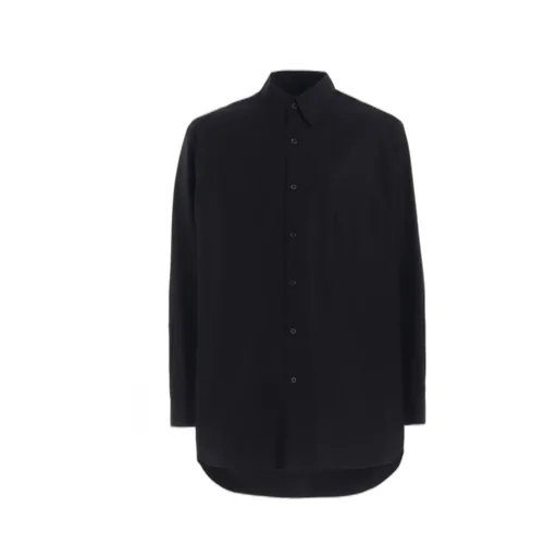 Cotton Broadcloth Collar Cut-Off Shirt