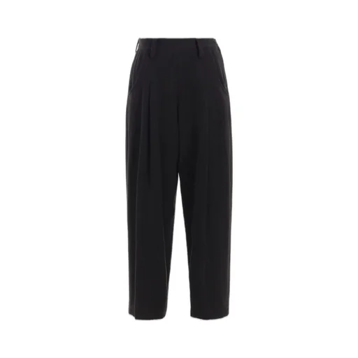 W/Ny Herringbone Single Tuck Pants